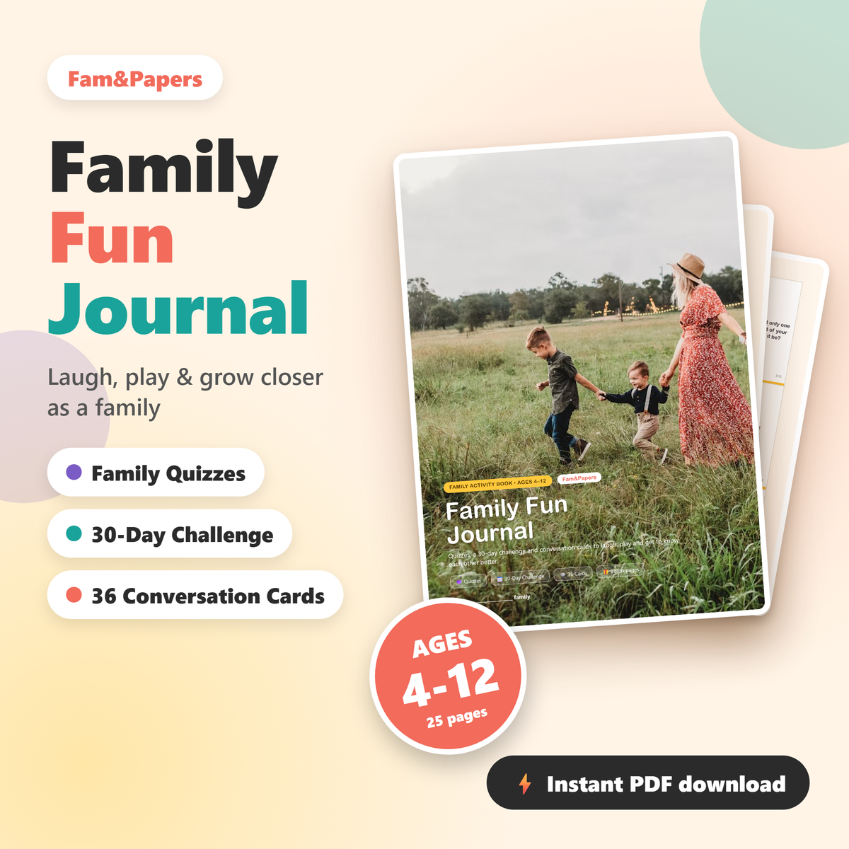Family Fun Journal | Fam&Papers