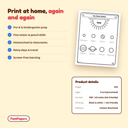 My Big Activity Book – 200+ Printable Preschool Pages for Kids Ages 3–6