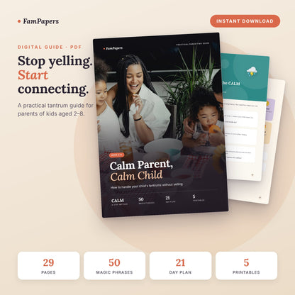 Calm Parent, Calm Child | Fam&Papers