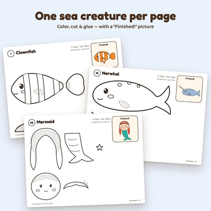 50 Ocean Animal Crafts for Kids