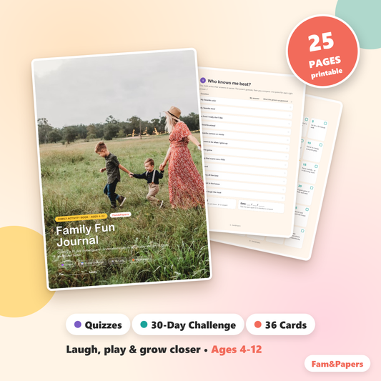 Family Fun Journal | Fam&Papers